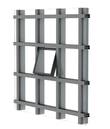 115 145 Visible Frame Curtain Wall