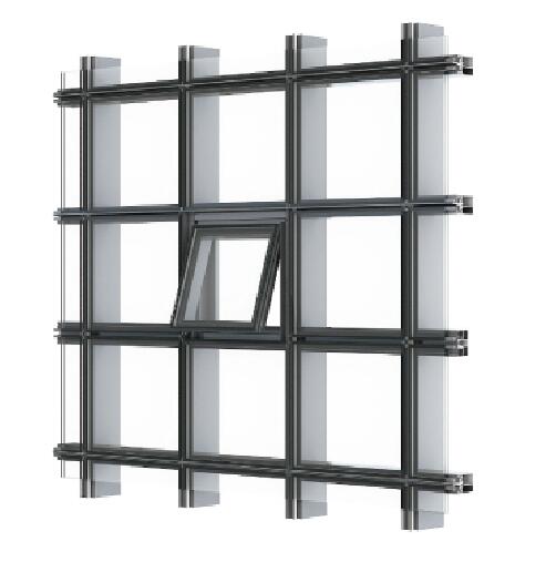 100 120 Invisible Frame Curtain Wall